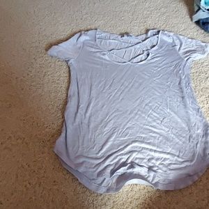 Blue short sleeve shirt